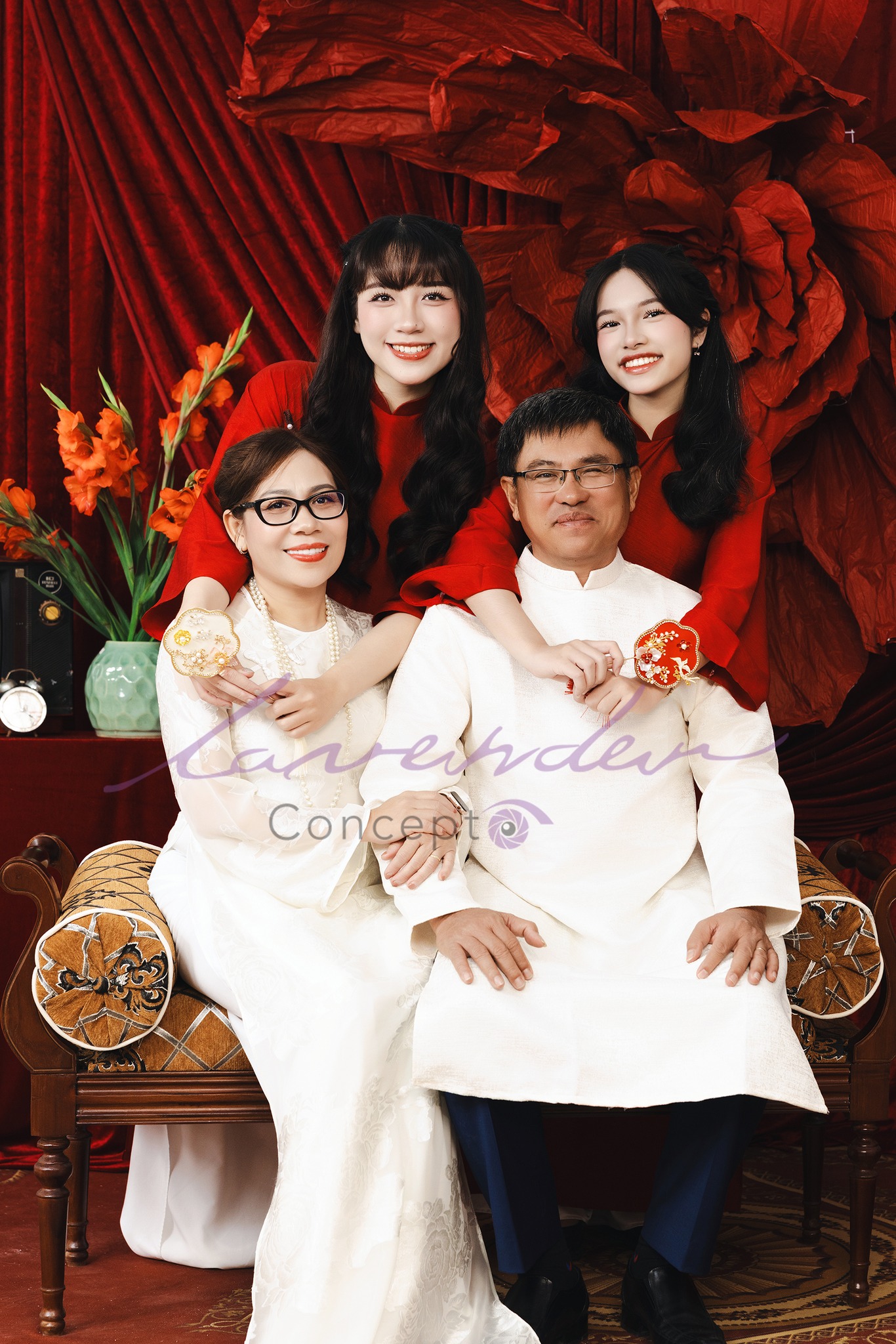 Chụp ảnh gia đình Tết 2026: Khi cả nhà cùng nhau ghi dấu yêu thương