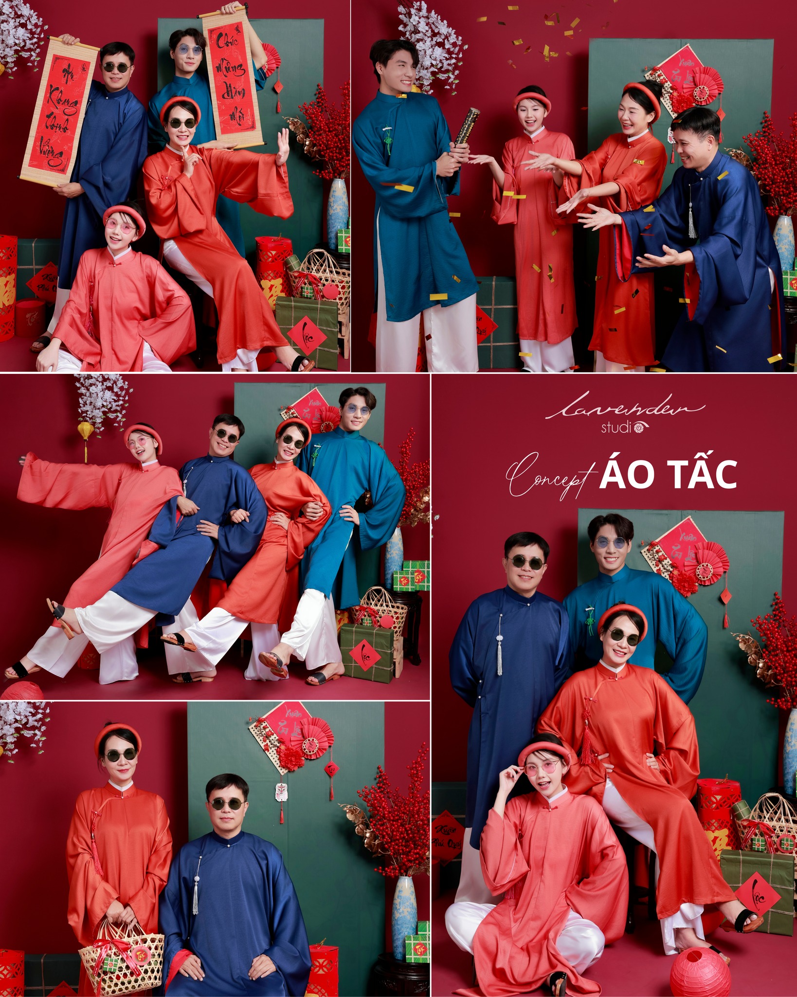 Chụp ảnh gia đình Tết 2026: Khi cả nhà cùng nhau ghi dấu yêu thương